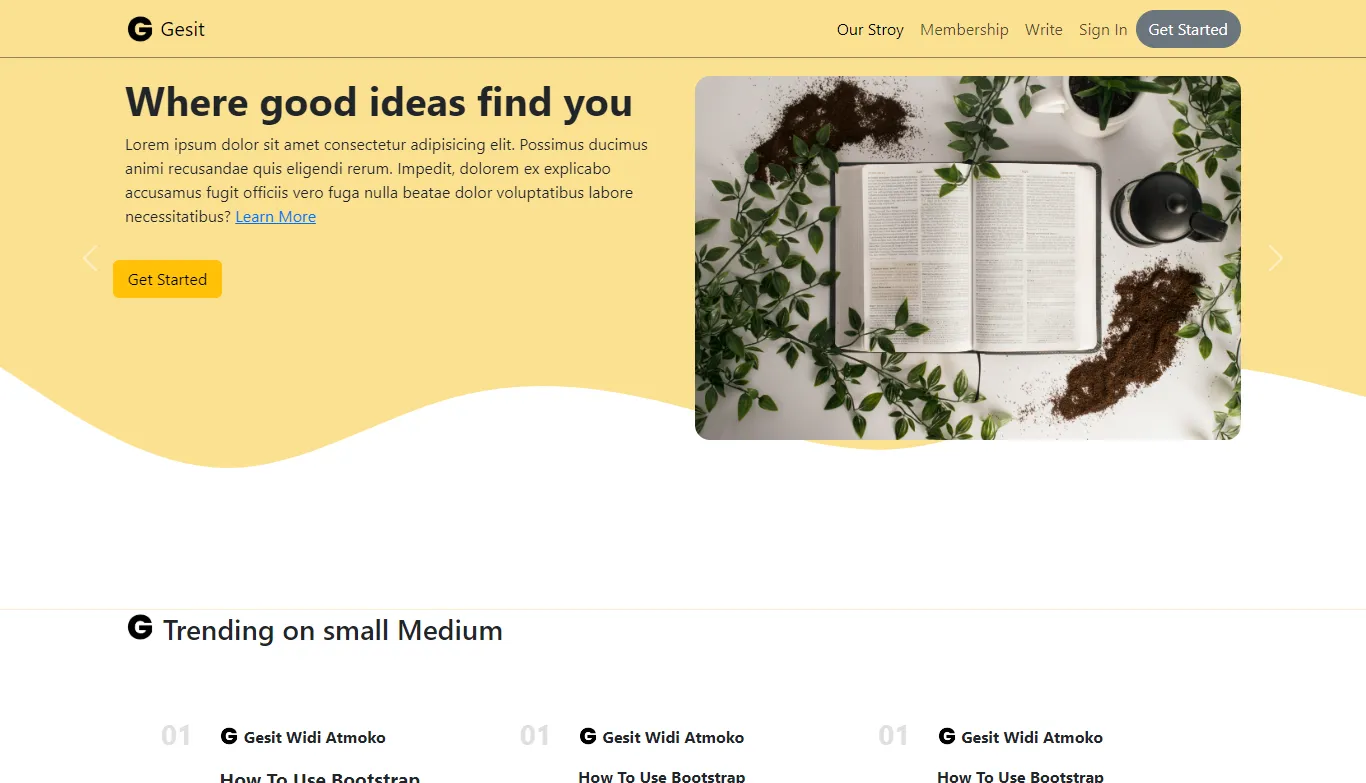 Medium Clone Project